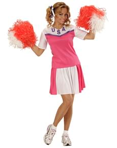 Costume da ragazza pon pon americana da donna