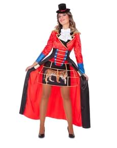Ringmaster Costume for Women in Red
