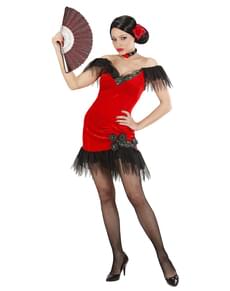 Fato de show girl sensual para mulher