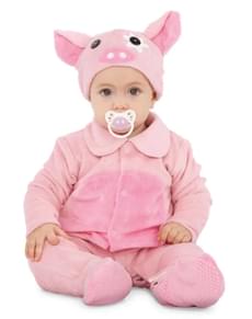 Fato de porquinho adorável para bebé 