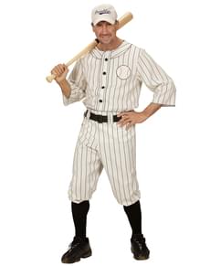 Fato de jogador de beisebol para homem