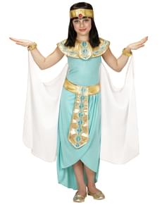 Dívčí kostým egyptská královna modrý