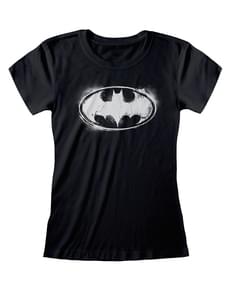 Tricou Batman logo negru pentru femeie – DC Comics