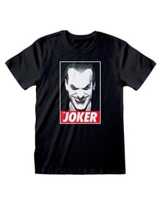 T-shirt Joker preta para homem - DC Comics