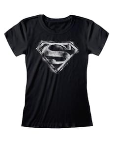 Superman logo T-shirt til kvinder - DC Comics