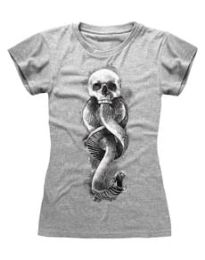 T-shirt de Harry Potter artes das trevas para mulher