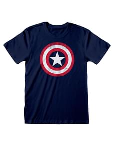 Tricou Captain America logo albastru pentru bărbat – The Avengers