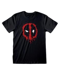 T-shirt de Deadpool logo preta para homem - Marvel