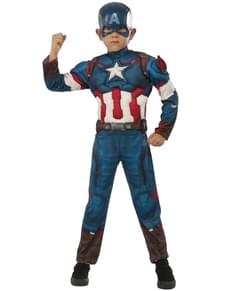 Captain America Age of Ultron kostume deluxe til drenge