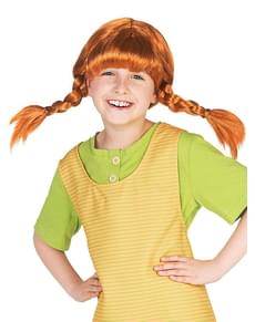 Peluca de Pippi Calzaslargas para niña
