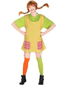 女性用長くつ下のピッピ衣装