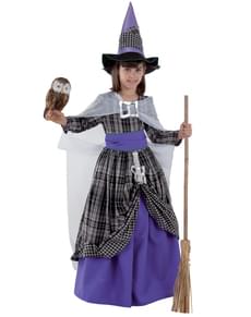 Fato de bruxa elegante para menina