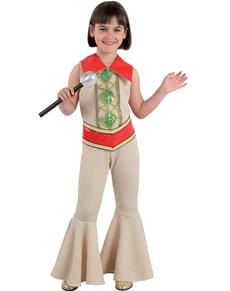Costume da cantante degli ABBA da bambina