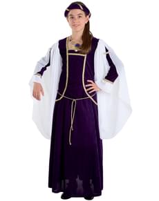 Déguisement reine médiévale fille