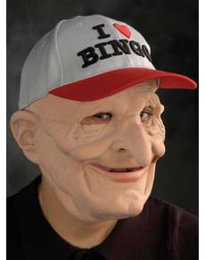 Bingo-Opa Maske aus Latex