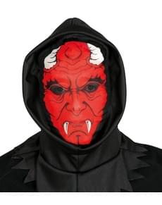Memerangi topeng spandeks setan dengan tudung untuk orang dewasa