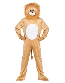 Lion costume with head for adults