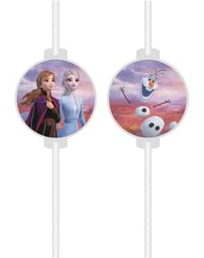 4 pailles La reine des neiges 2