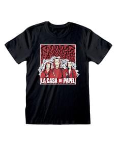 Money Heist T-Shirt för vuxen svart