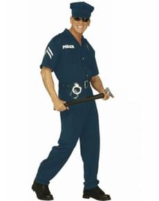 Police agent costume for a man