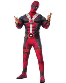 Costum Deadpool musculos pentru adult