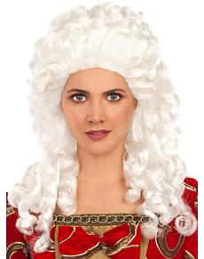Peluca de época barroca