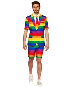 Costume Motif arc-en-ciel