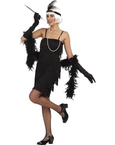 20 Tals Charleston Klänning Maskeraddräkt Plus Size. De Charlestonklänning, XL Maskerad | Skämt | Fest