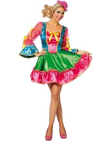 Kostým pro ženy růžový klaun