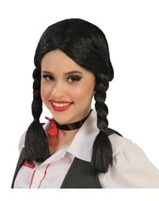 Perruque de tresses noire