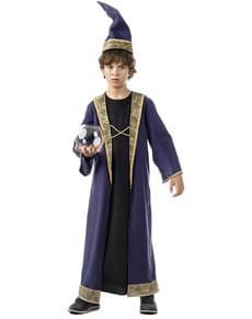 Fato de Merlin o encantador para menino