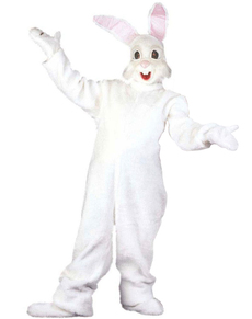 Costume d'Halloween et de Pâques pour adulte, lapin à fourrure