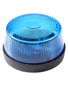 Luz parpadeante de sirena azul