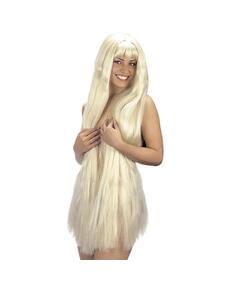 여분의 긴 머리 가발