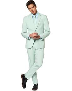 Costum barbați verde pastel