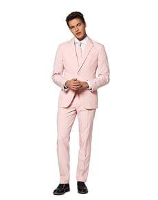 パステルピンクの「緑豊かなブラッシュ」スーツ - Opposuits