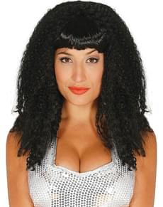 Peruca pop star morena para mulher