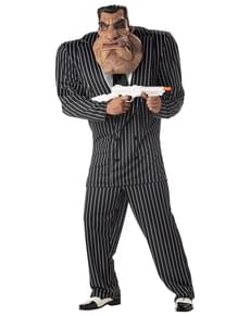 Disfraz de gangster matón para hombre