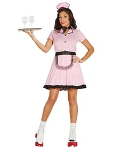 Woman's Retro Waitress Costume