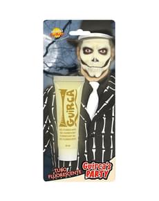 Maquillaje blanco fluorescente