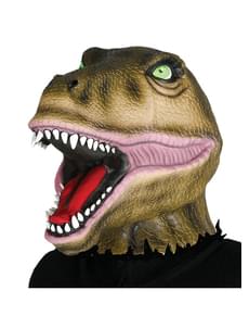 Máscara de dinossauro selvagem para adulto