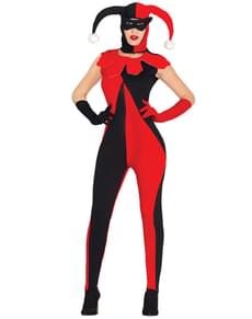 Woman's Harlequin Jester Costume