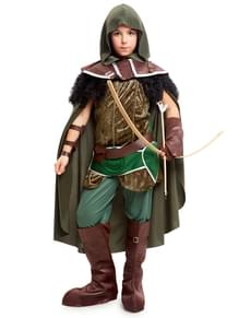 Disfarce de arqueiro para criança