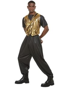 Fato anos 80 Hammer Time para homem