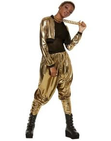 Fato anos 80 Hammer Time para mulher