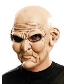 Psychopatisch oudje masker voor volwassenen