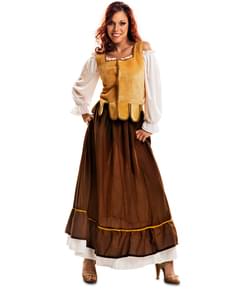 Costume da locandiera medievale per donna
