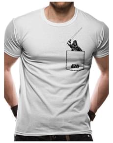 ダースベーダーTシャツホワイト - スター・ウォーズ