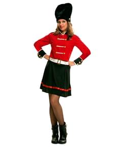 Costume da guardia reale inglese per donna
