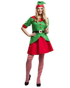 Fato de duende simpática para mulher